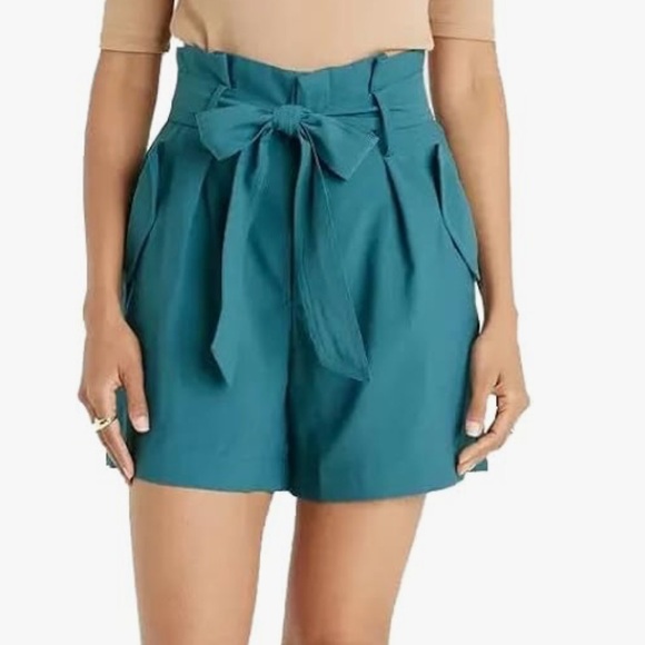 (2) A New Day Paperbag High Waist Shorts - Picture 2 of 4